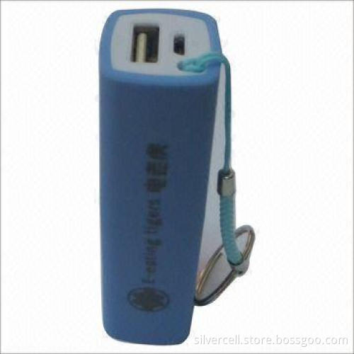 Portable Power Banks for Mobile Phones with CE Mark and 2,600mAh Capacity